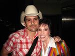 Brad Paisley backstage at the Ryman Auditorium on May 7, 2010